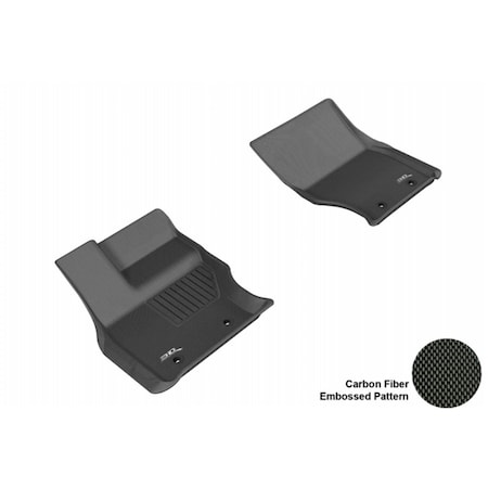 3D Maxpider LAND ROVER RANGE ROVER 2014 KAGU BLACK R1 Floor Mat L1LR01011509